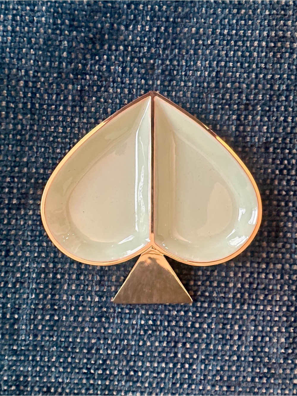 Kate Spade New York x Lenox Spade Street Aqua Jewelry Dish - Picture 3 of 5